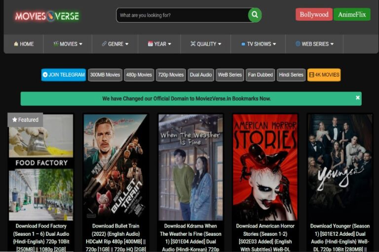 MoviesVerse 2025 Download Bollywood & Hindi Dubbed Movies